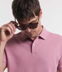 Camisa Polo Comfort em Algodão Peruano