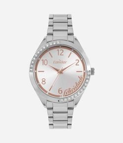 Kit Relógio Condor Analógico com Pulseira e Caixa em Aço COPC21JFL K4K