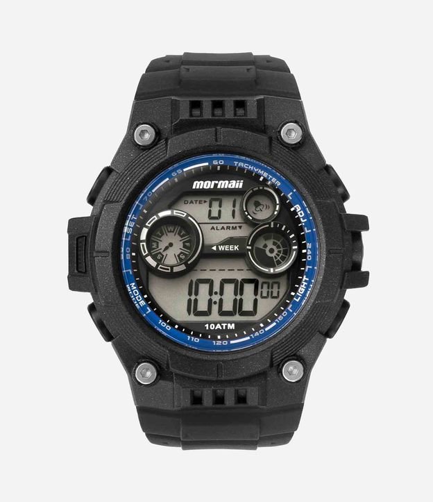 Relógio Mormaii Digital com Pulseira em Silicone e Caixa em Policarboneto MOLCDAAQC 8P