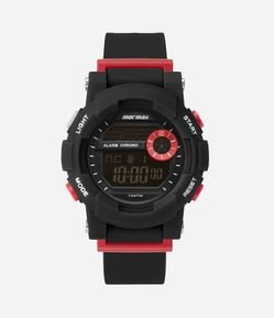 Relógio Mormaii Digital com Pulseira em Silicone e Caixa em Policarboneto MO9081AB 8P