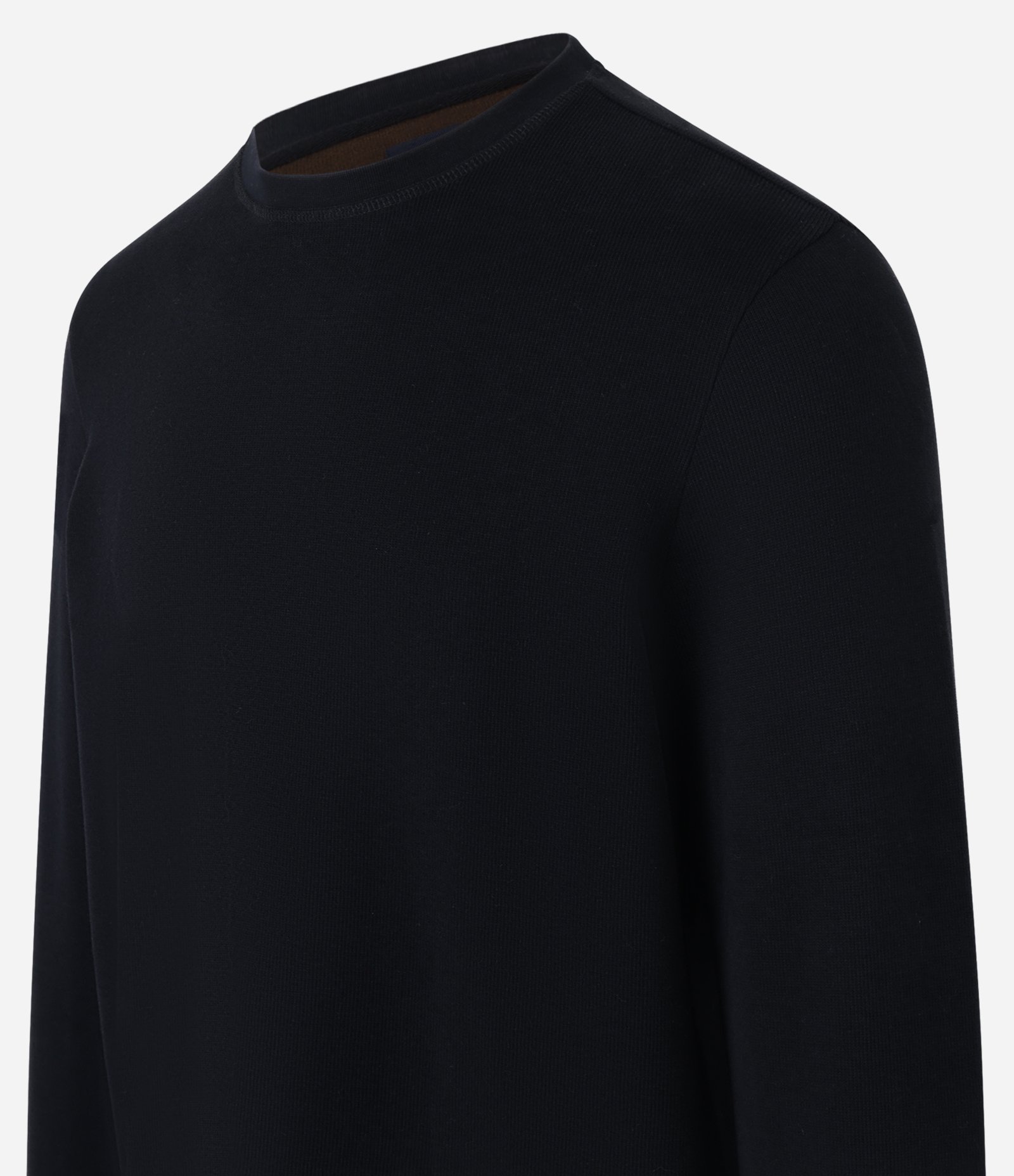 Blusão em Algodão com Punho Ajustado Preto 7