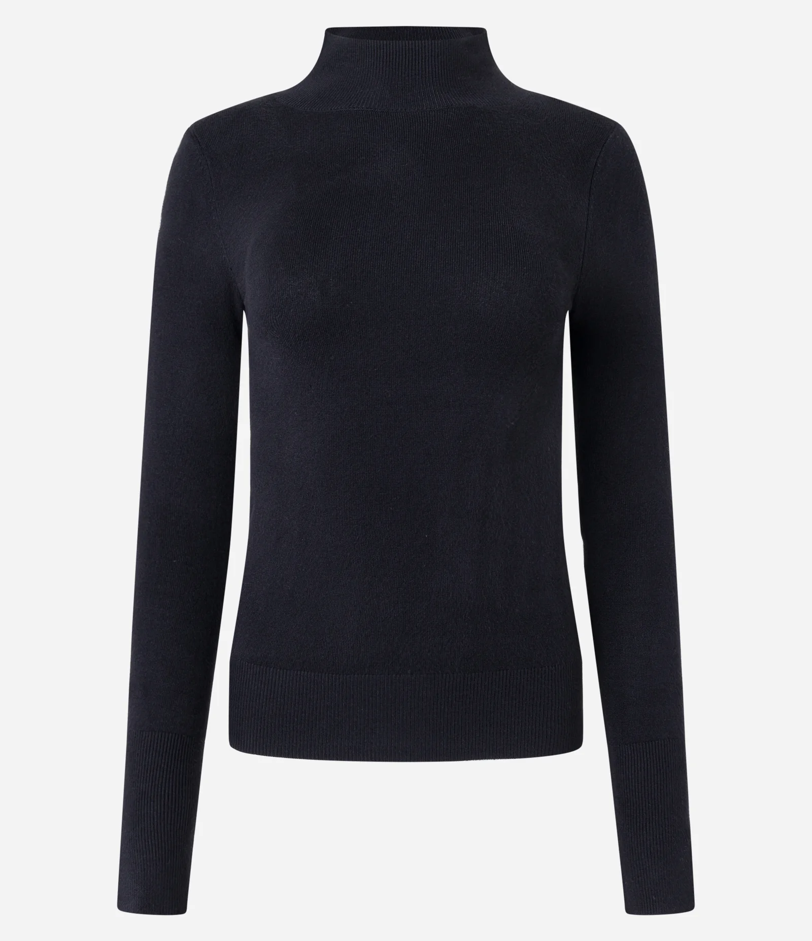 Blusa Básica em Tricô com Golinha Alta Preto 6