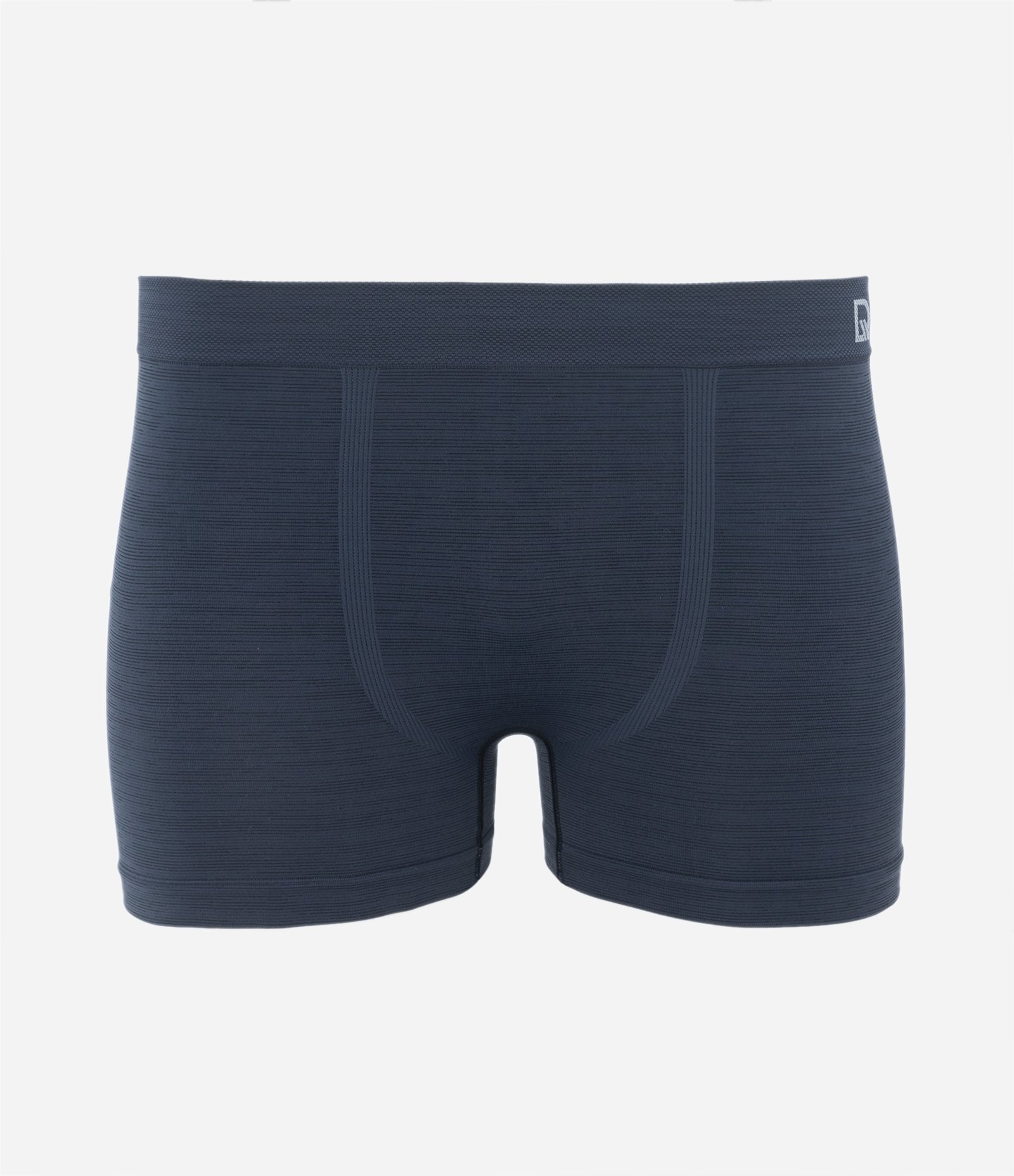 Cueca Boxer em Microfibra com Textura e sem Costura Del Rio Cinza Escuro 1