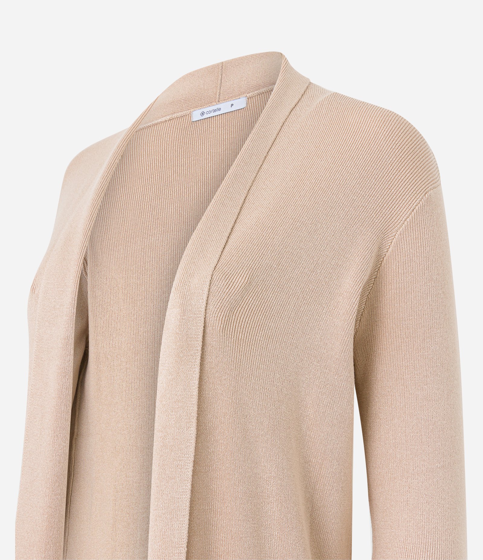 Cardigan Alongado em Tricô com Bolsos 7