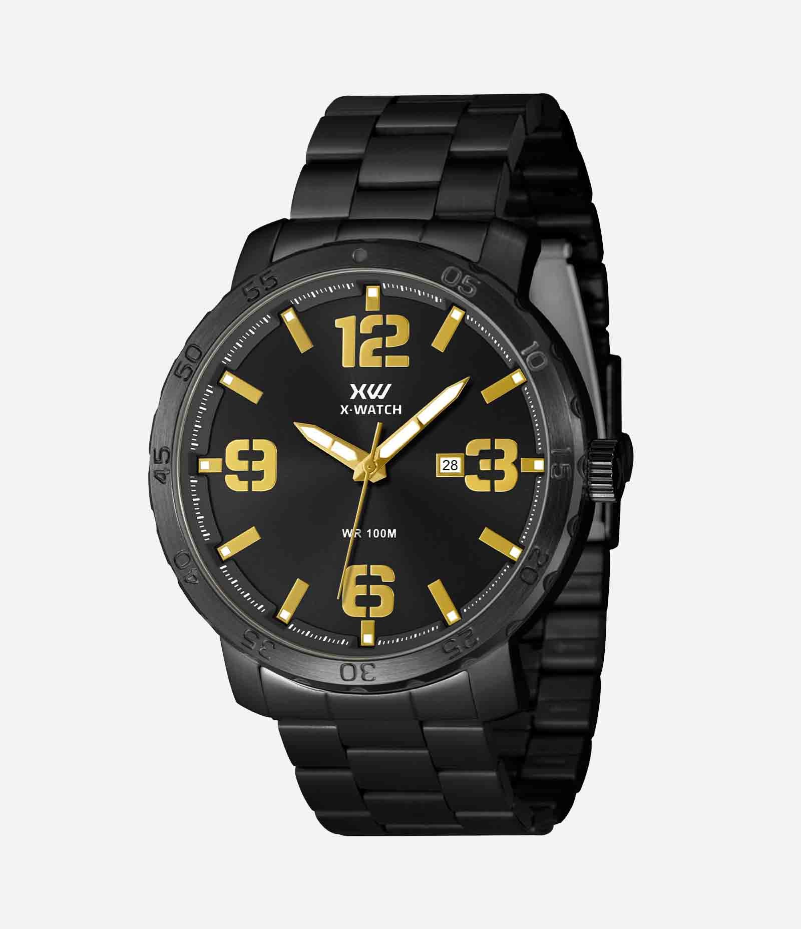 Relógio XWatch Analógico com Pulseira e Caixa em Aço XMNS1010 P2PX U 1