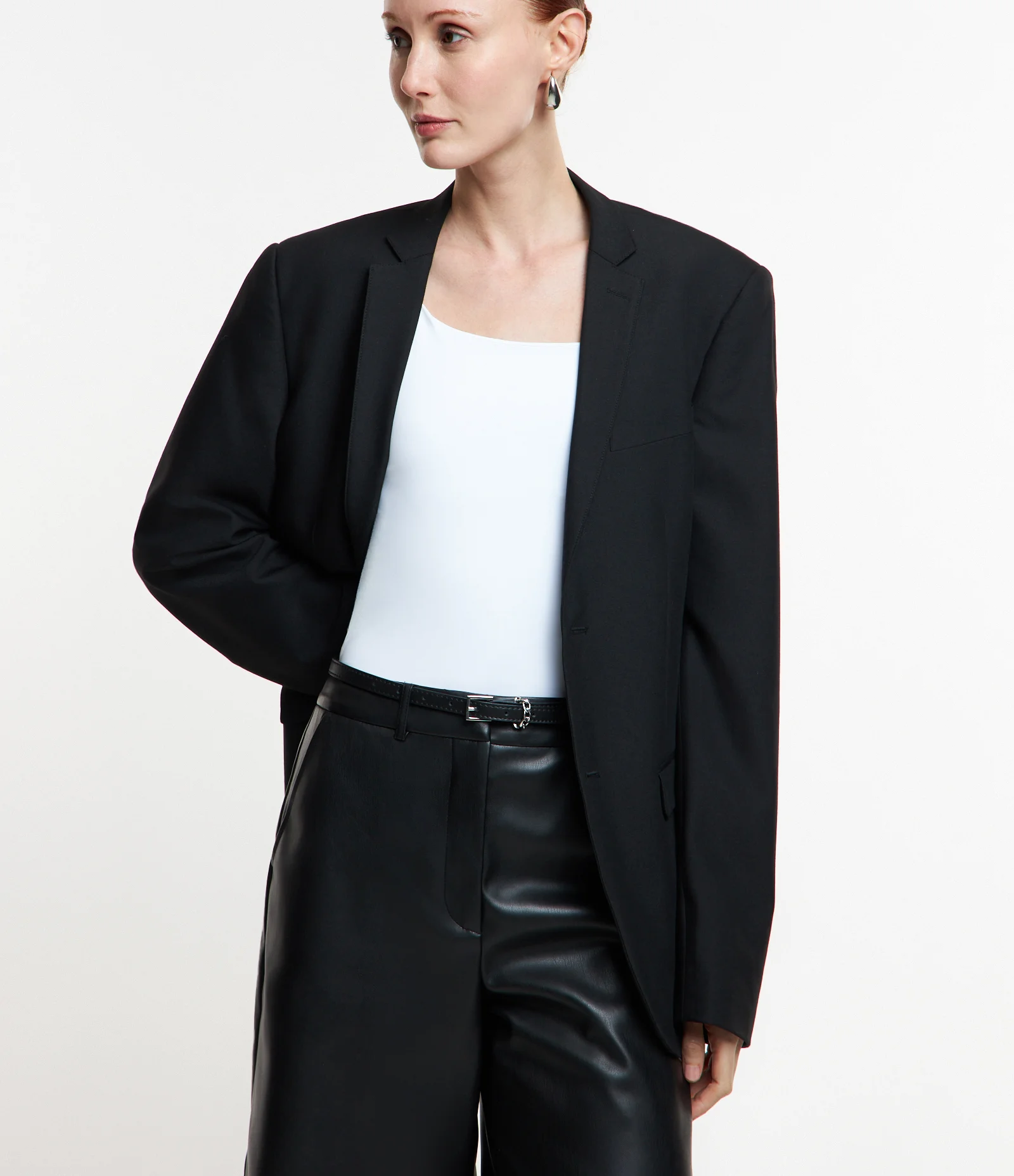 Regata Básica em Poliamida com Alcinha Fina Branco 2