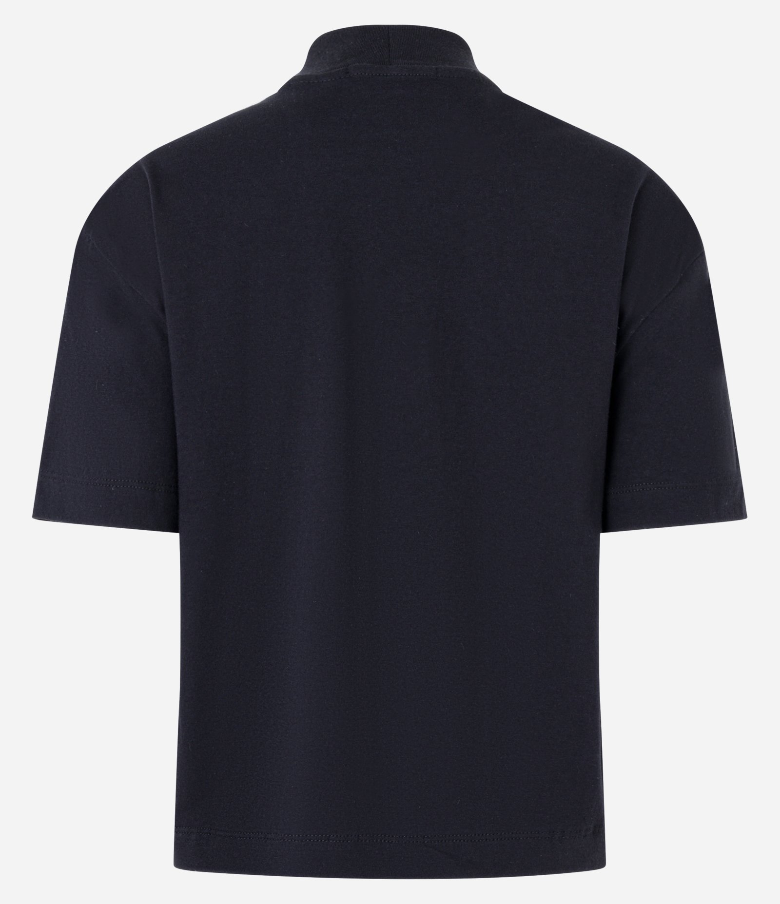 Blusa Gola Alta em Algodão com Estampa Animal Print Luxury Preto 2