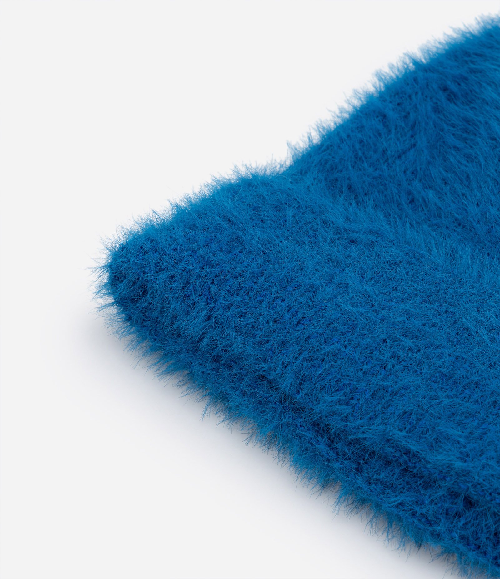 Gorro Infantil Felpudo com Pompom Azul 2
