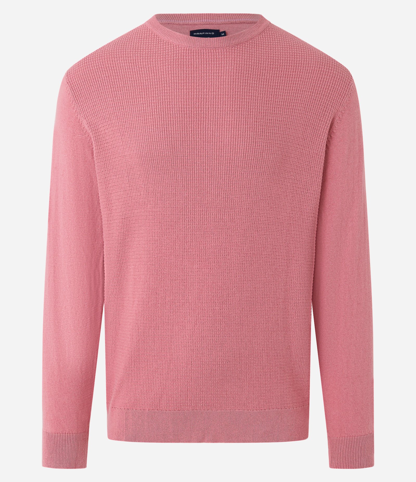 Suéter Comfort em Tricô com Textura Rosa 5