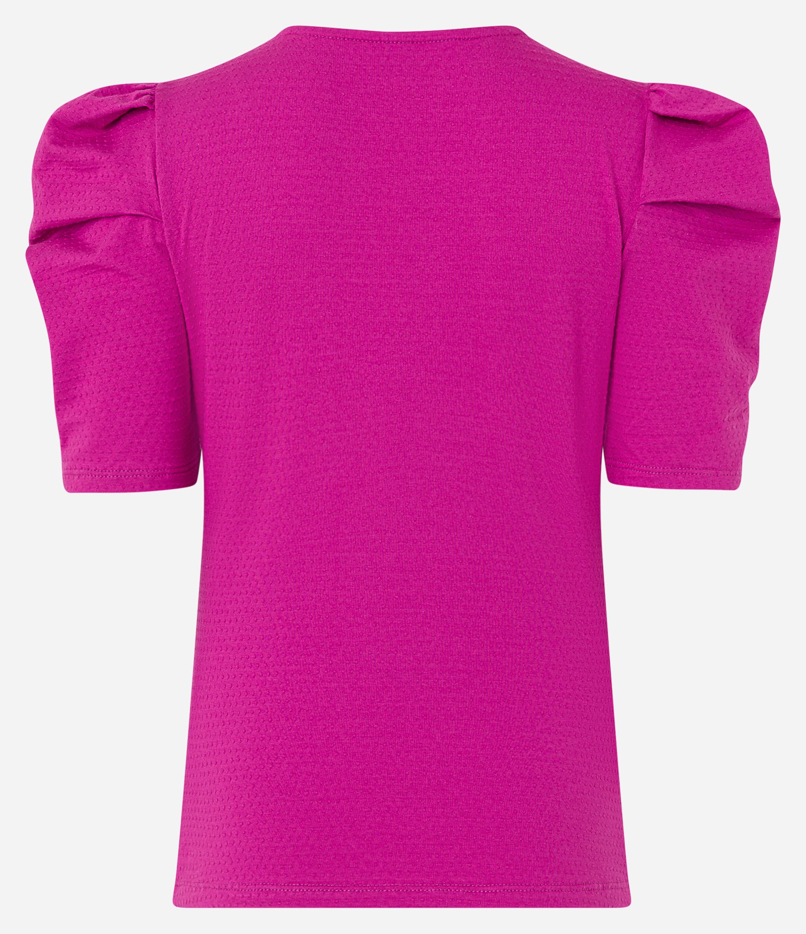 Blusa Texturizada em Algodão com Mangas Bufantes Rosa 7