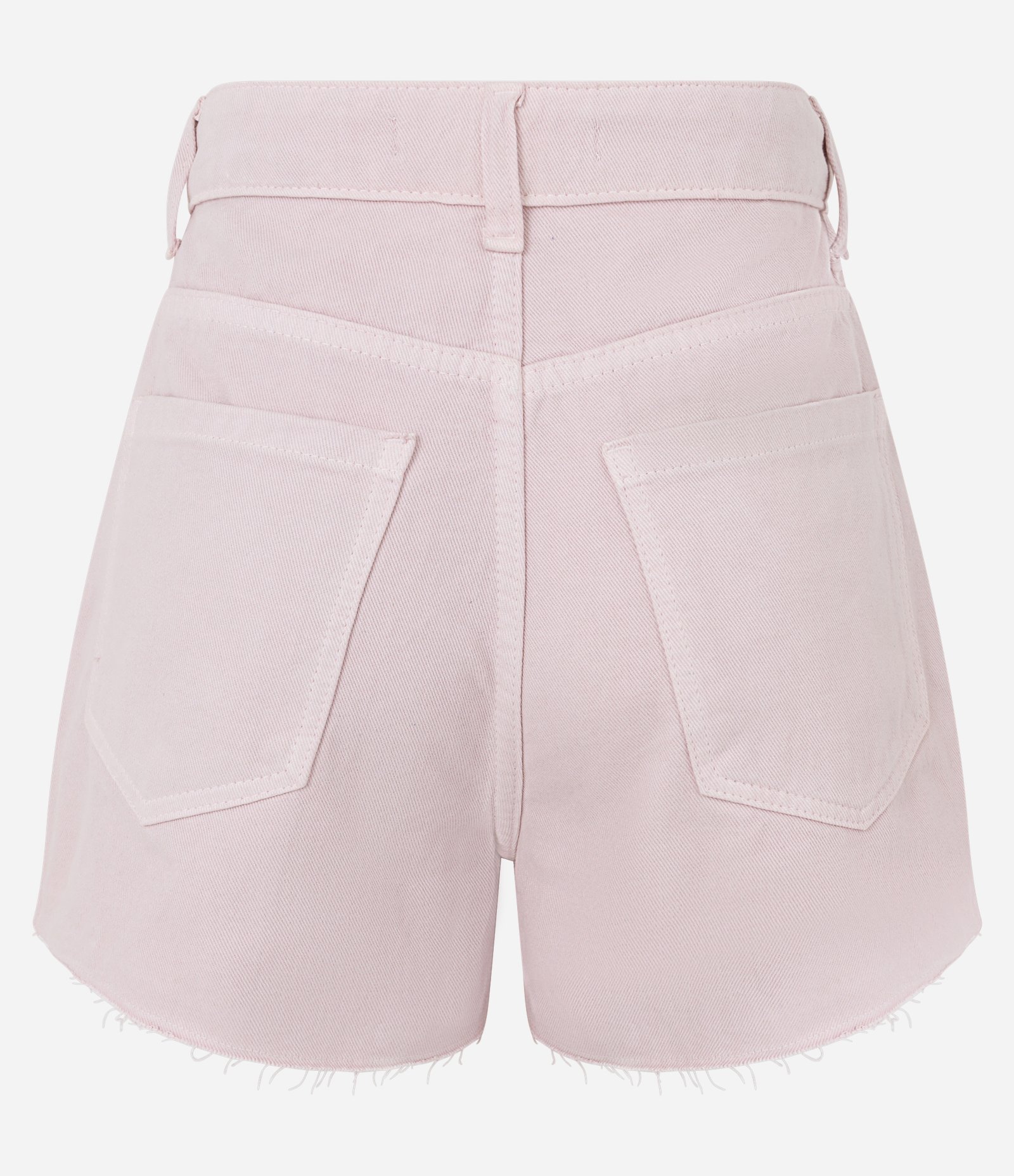 Short Baggy em Sarja com Pingente de Florzinha e Barra a Fio Rosa 6