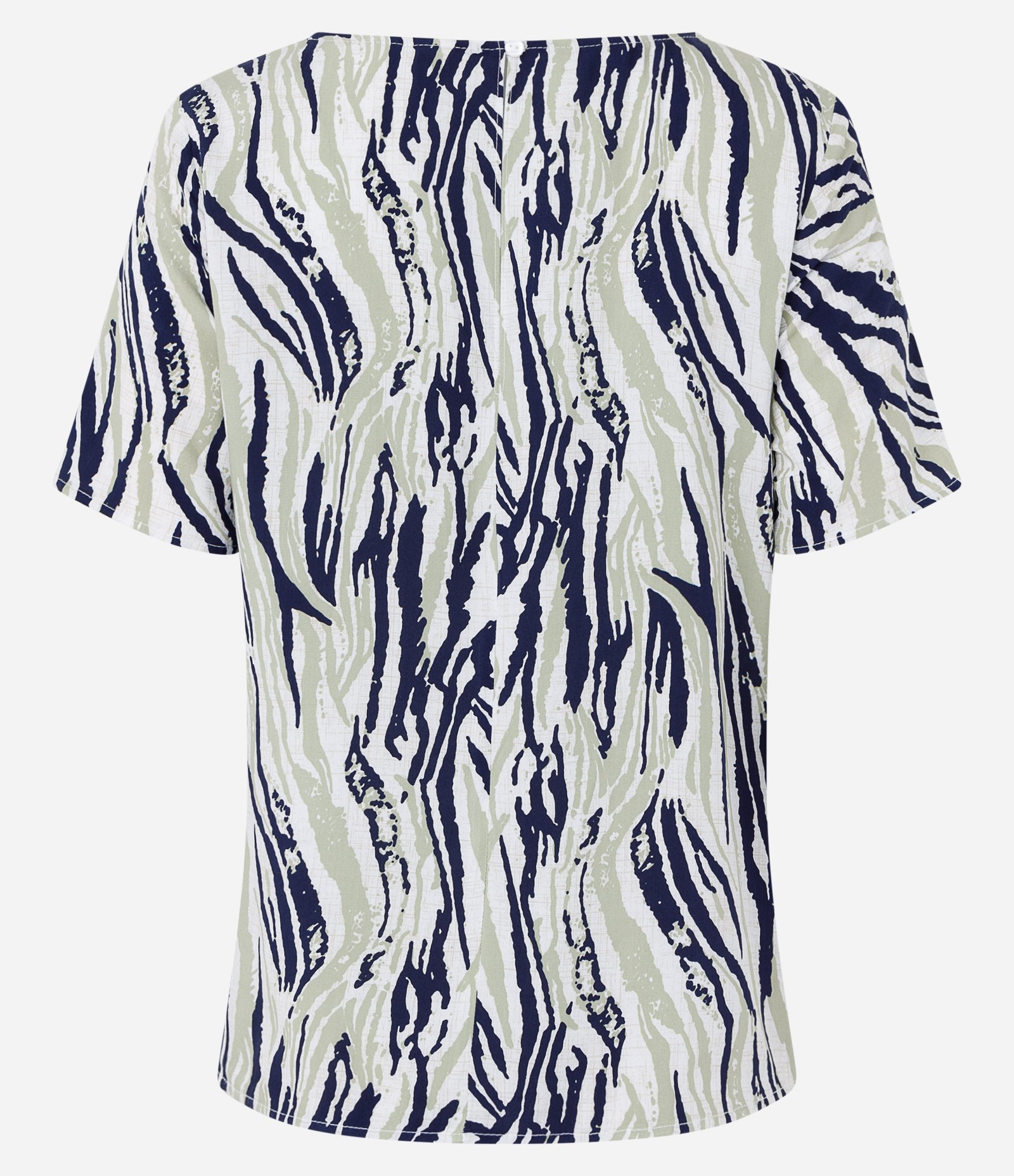 Blusa Manga Curta em Viscose com Estampa de Zebra Diferenciada Multicores 7