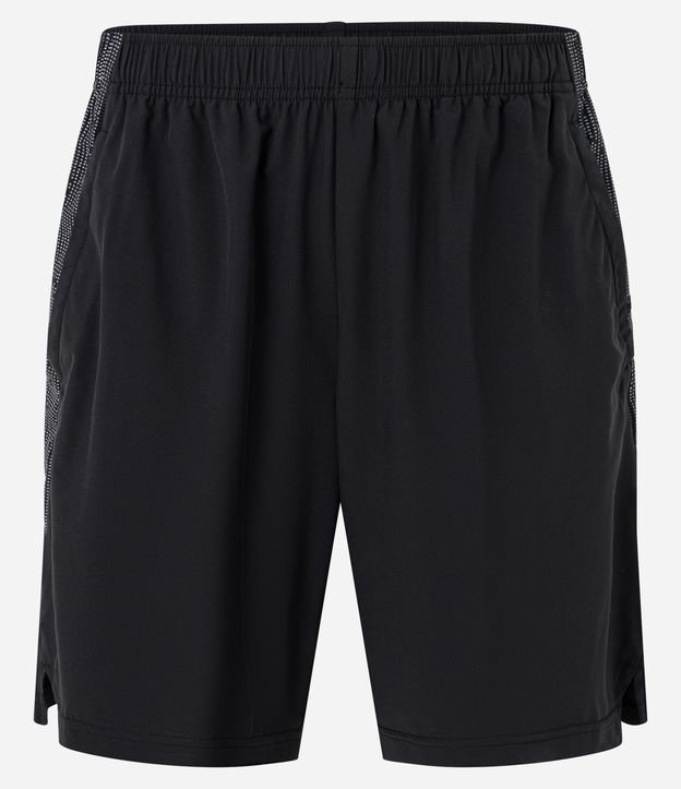 Bermuda Esportiva com Bolsos com Zíper e Recortes Laterais