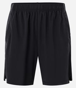 Bermuda Esportiva com Bolsos com Zíper e Recortes Laterais