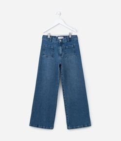 Pantalón de Jean Infantil con Bolsillos Diferenciados - Talle 5 a 14 años
