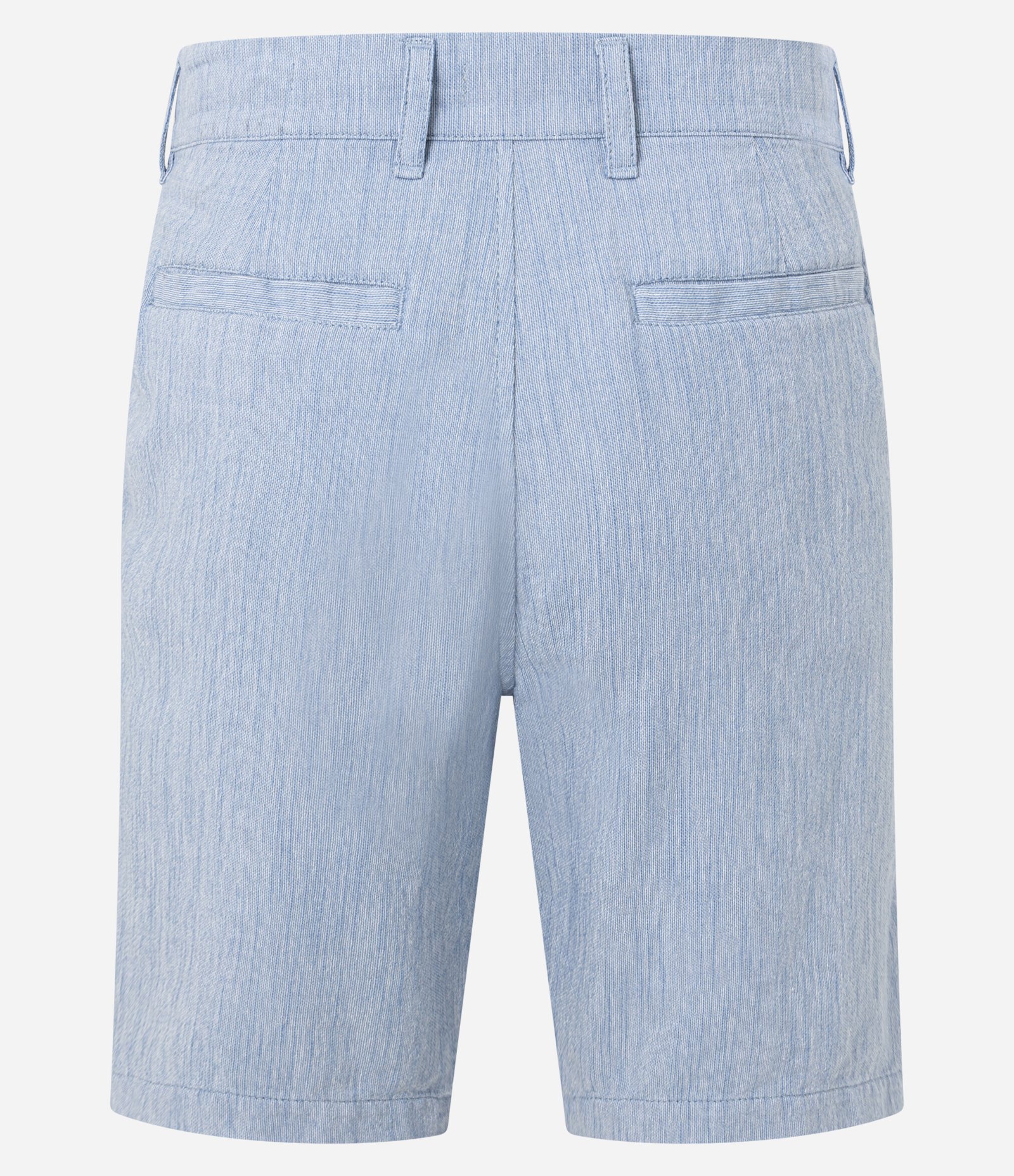 Bermuda Slim Texturizada em Linho com Algodão Azul Claro 6