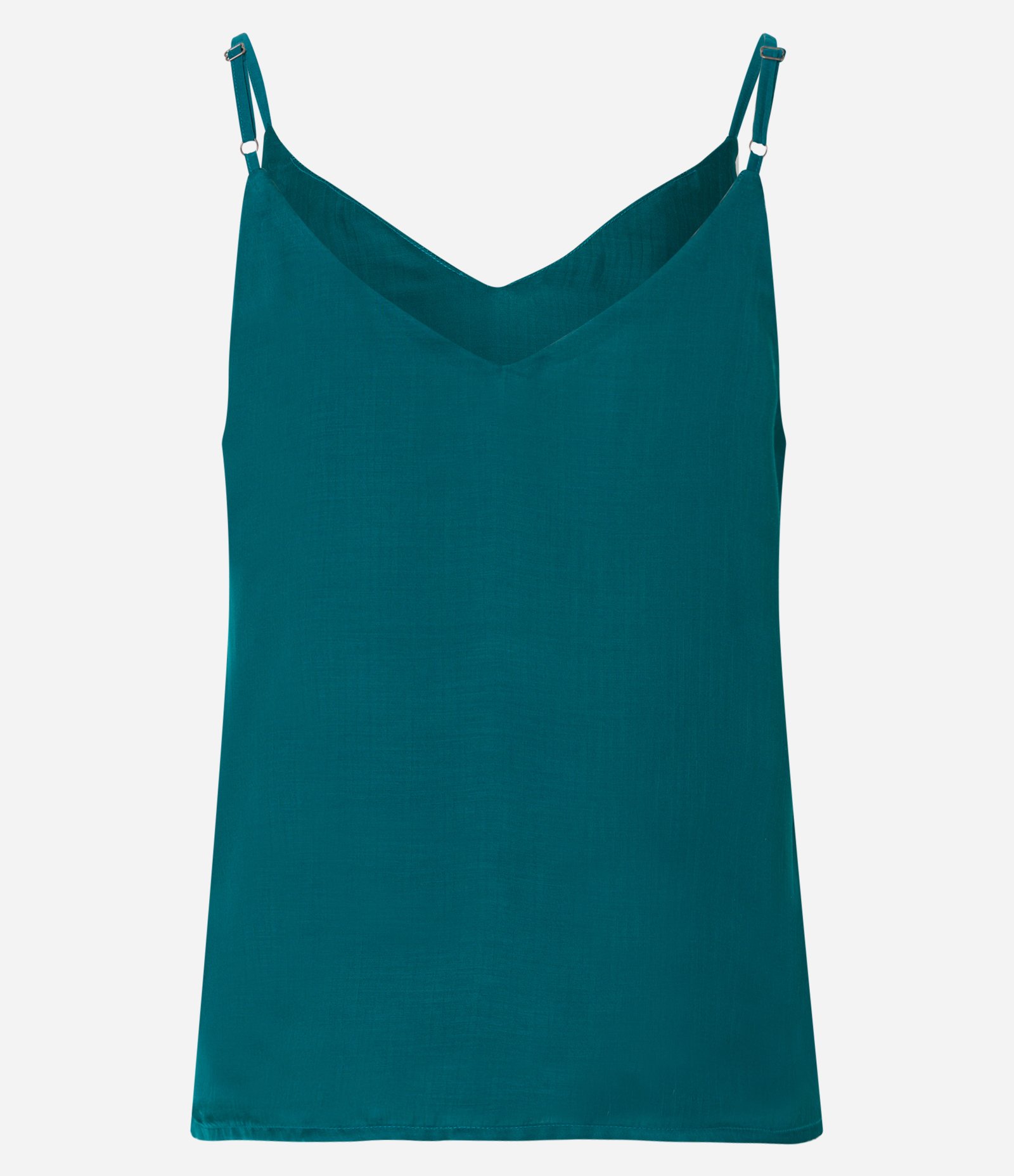 Blusa Alcinha em Crepe com Decote V Verde 6