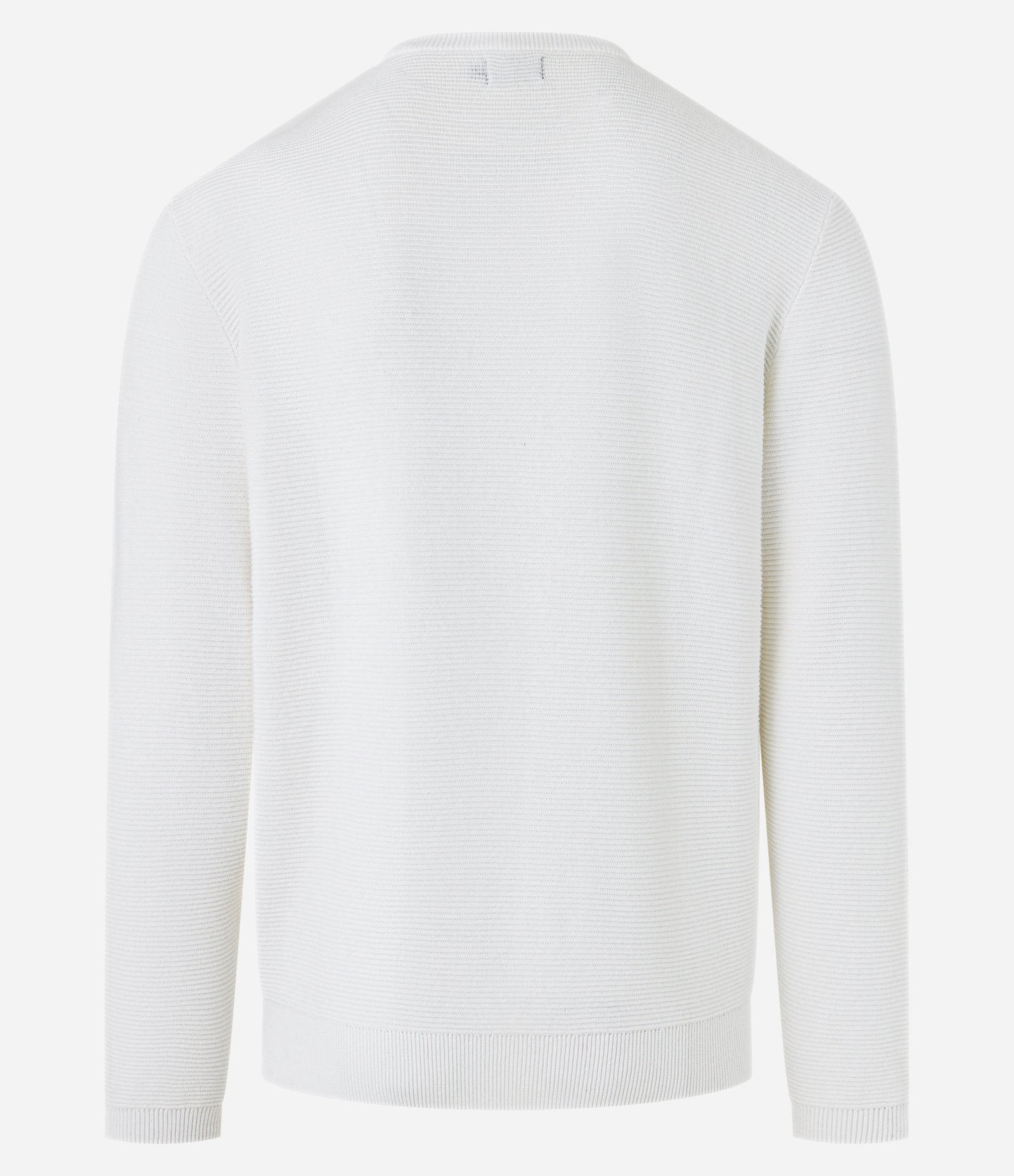 Suéter Comfort em Tricô com Texturizado Branco 7