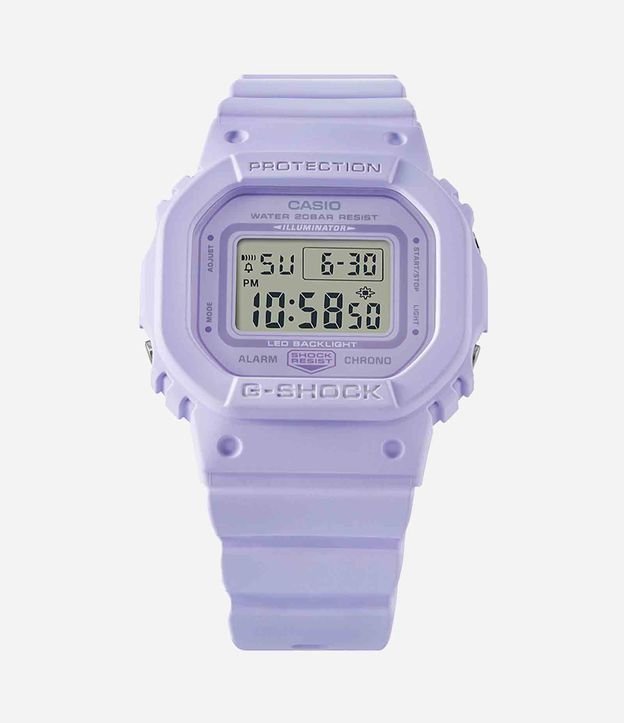 Relógio Casio G-Shock Feminino Digital GMD-S5600BA-6DR Lilas 1