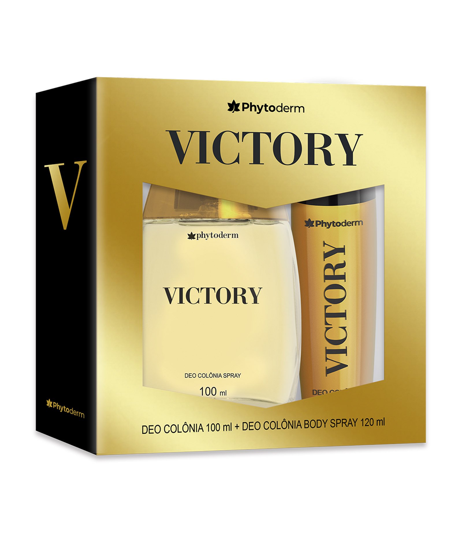 Kit Phytoderm Victory Deo Colonia 100ml + Body Spray 120ml 100ml 2