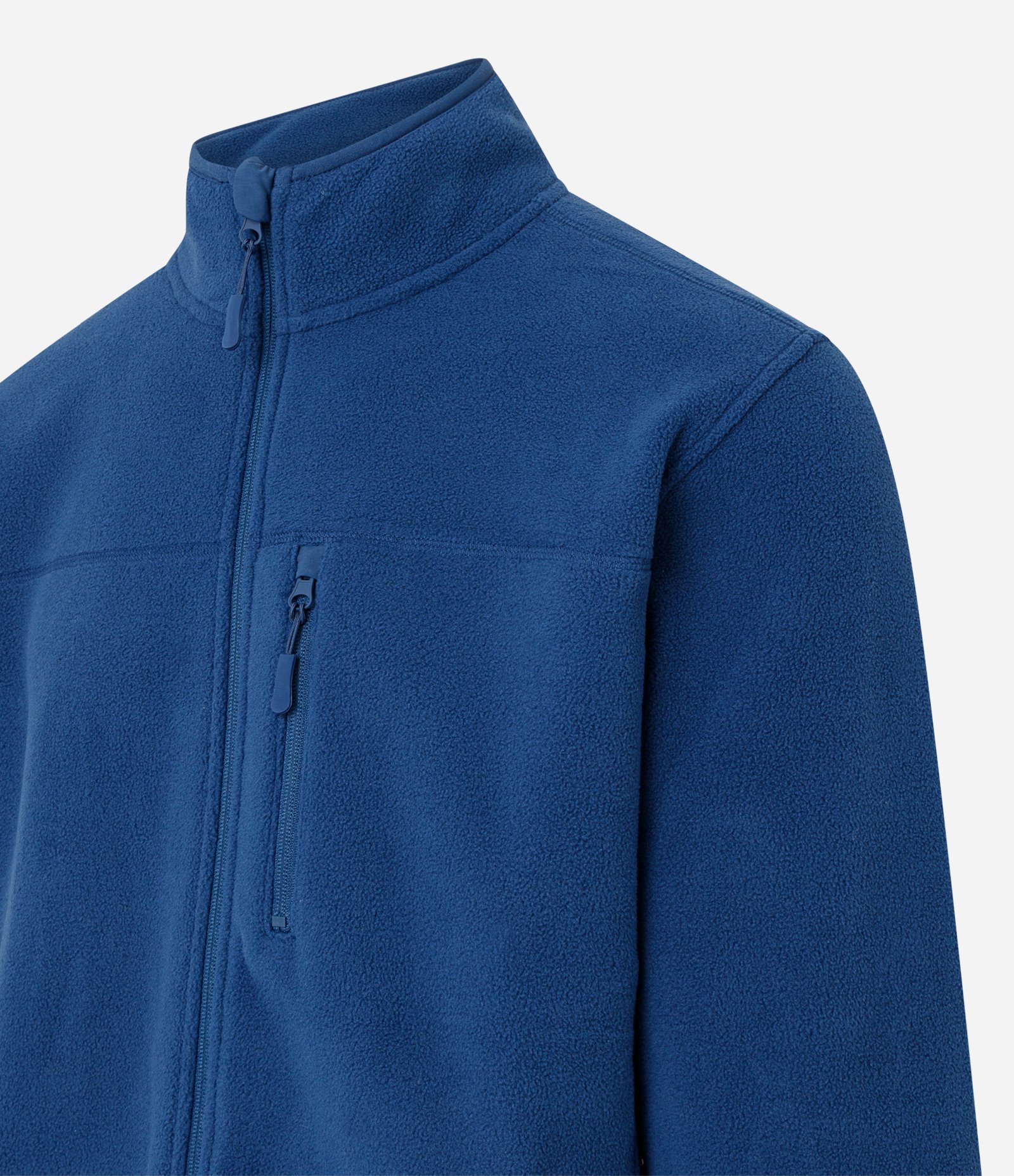 Jaqueta Esportiva com Fechamento em Zíper e Bolsos Azul 6