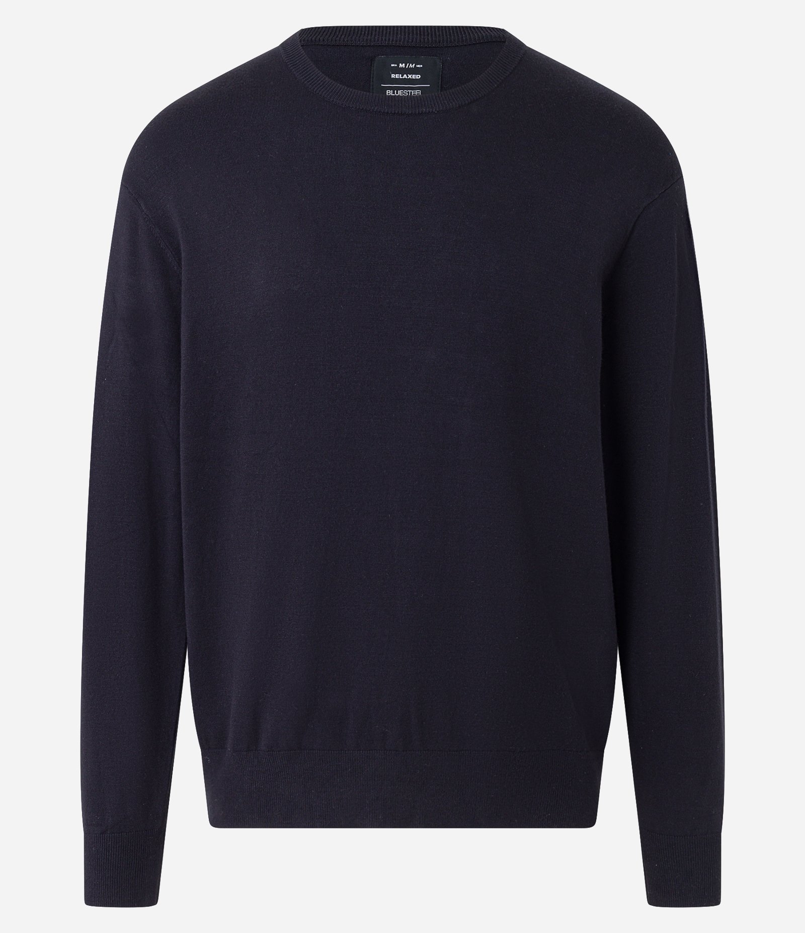 Suéter Comfort em Tricô com Gola Redonda Preto 5