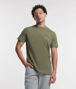 Camiseta Regular em Meia Malha com Lettering Unsubscribed