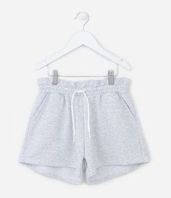 Short Clochard Infantil com Bolsos - Tam 5 a 14 anos