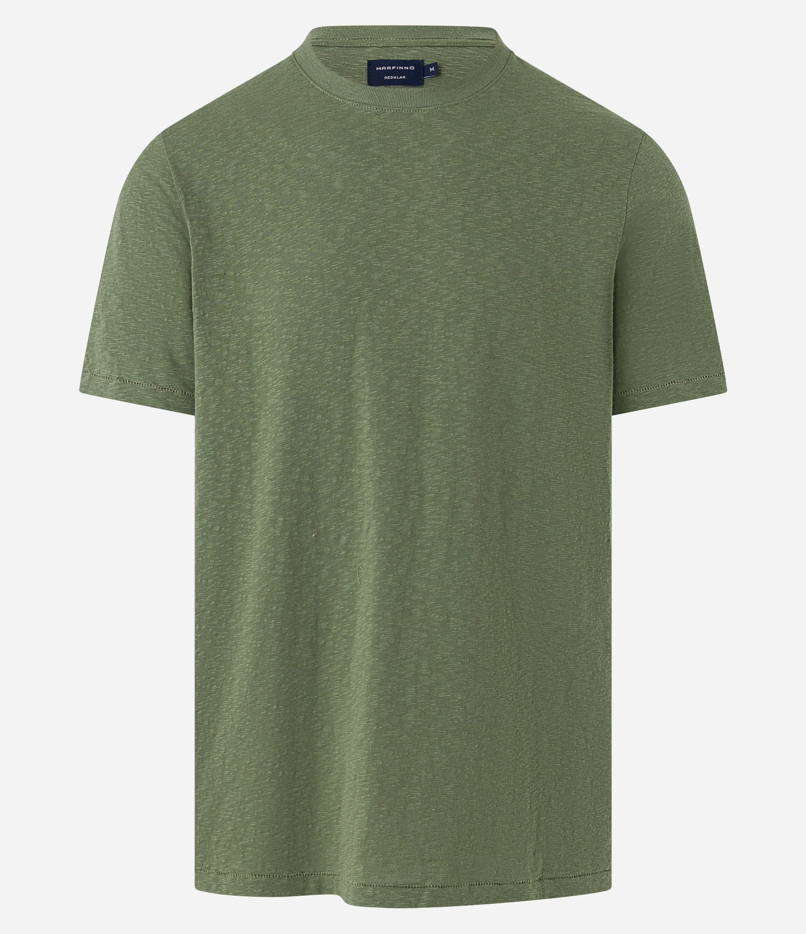 Camiseta Básica em Malha Flamê Verde 5