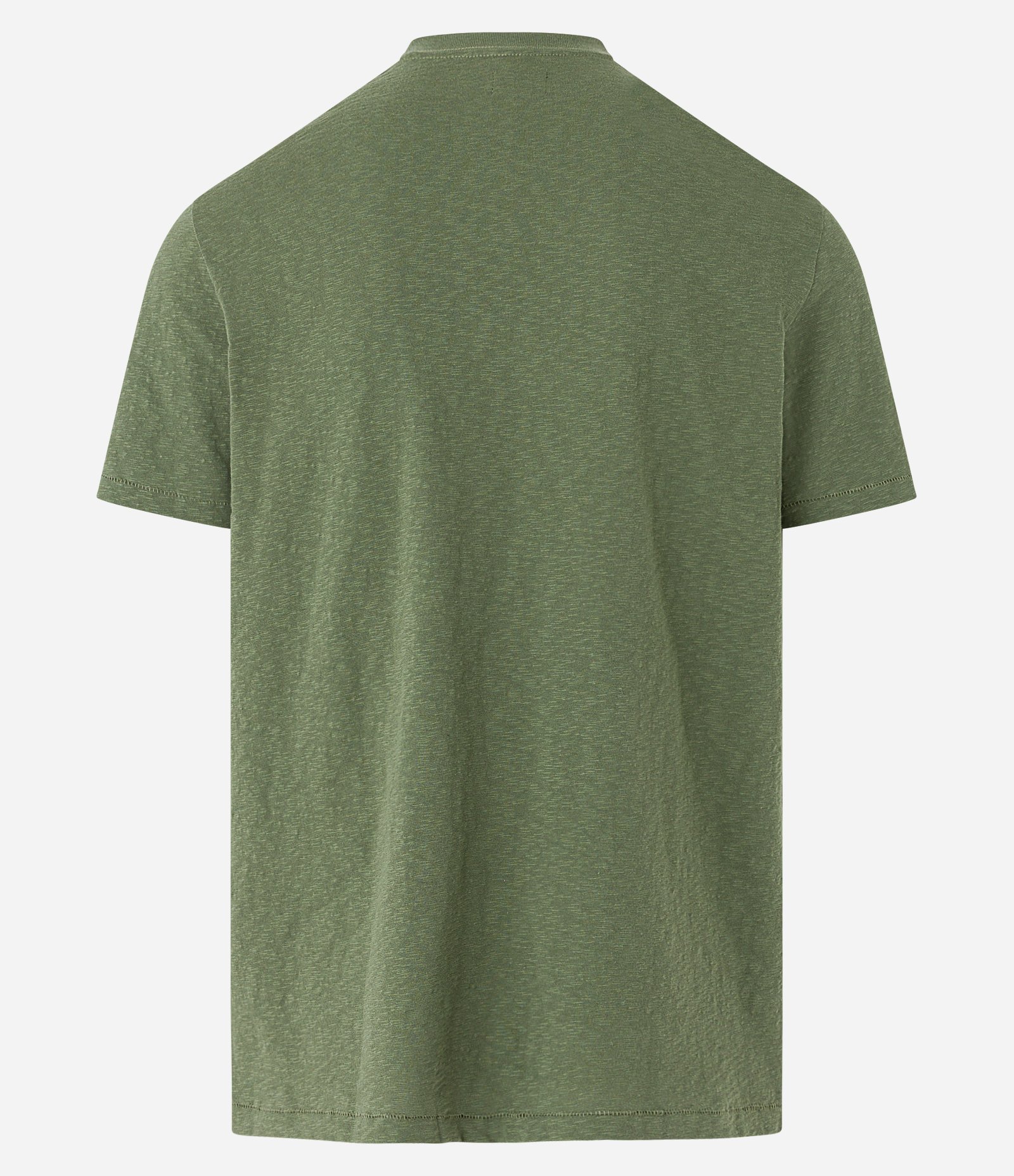 Camiseta Básica em Malha Flamê Verde 7