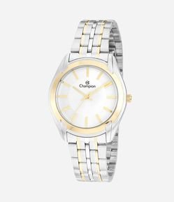 Kit Relógio Champion Analógico com Pulseira e Caixa em Metal CN20417W