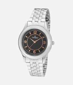 Kit Relógio Champion Analógico com Pulseira e Caixa em Metal CN20524K