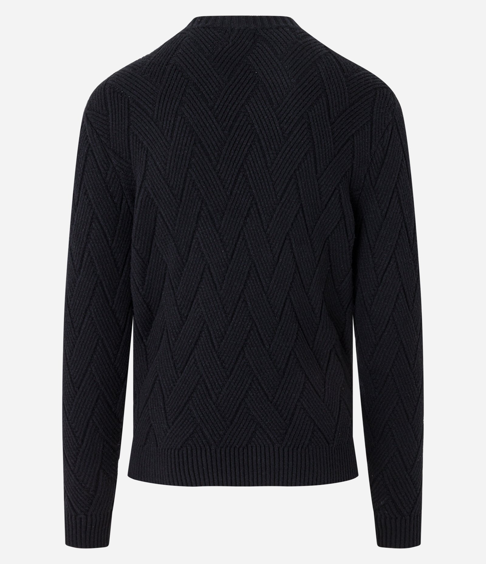 Suéter em Tricô com Textura Trançada 8