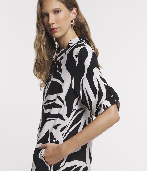 Blazer Masculino WDIRARA - Renda Floral, Colorblock, Manga Comprida