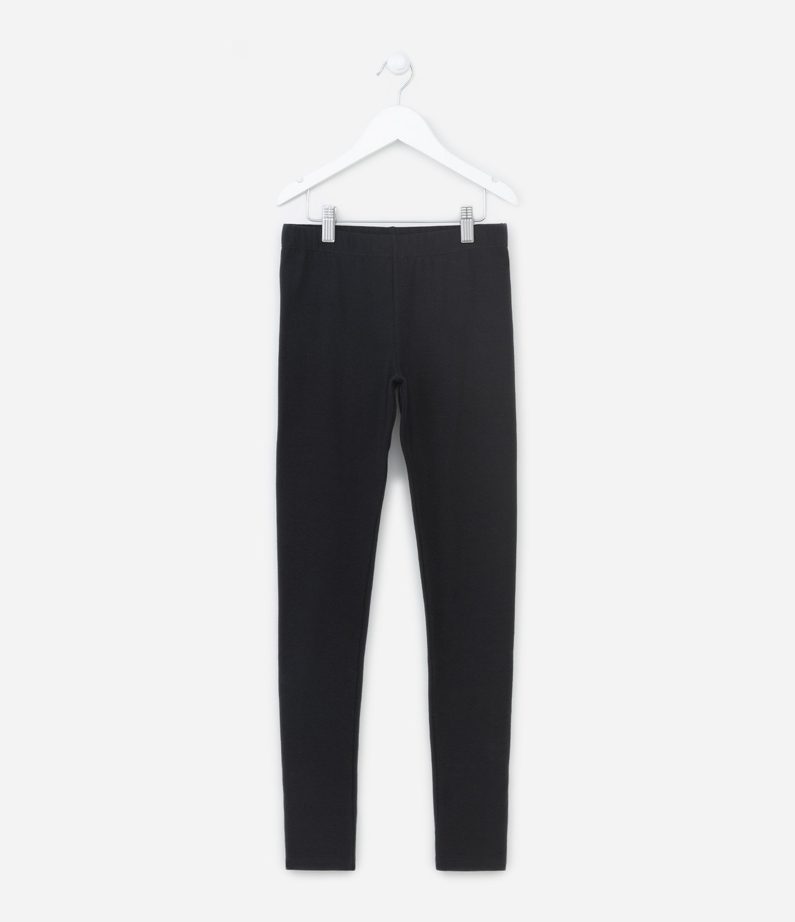 Calça Legging Infantil Cotton - Tam 5 a 14 anos Preto 1