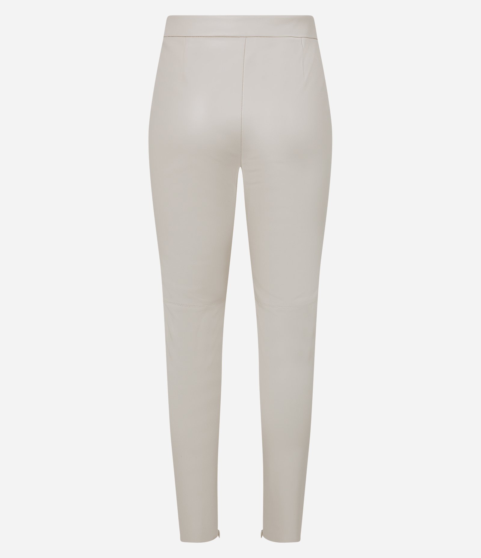 Calça Skinny com Material Sintético e Abotoamento Frontal Off White 8