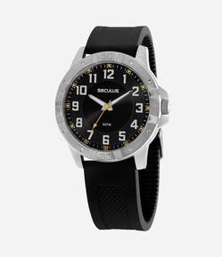 Relógio Mondaine Analógico com Pulseira em Silicone e Caixa em Metal 44003G0SVNU1