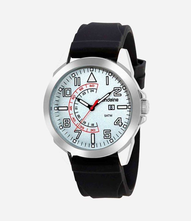 Relógio Mondaine Analógico com Pulseira em Silicone e Caixa em Metal 83494G0MVNI2