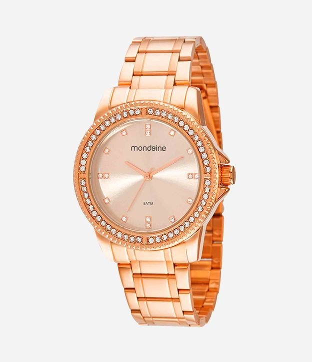 Relógio Mondaine Analógico com Pulseira e Caixa em Metal 32394LPMVRE2