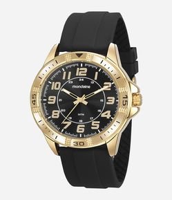 Relógio Mondaine Analógico com Pulseira em Silicone e Caixa em Metal 99431GPMVDI1