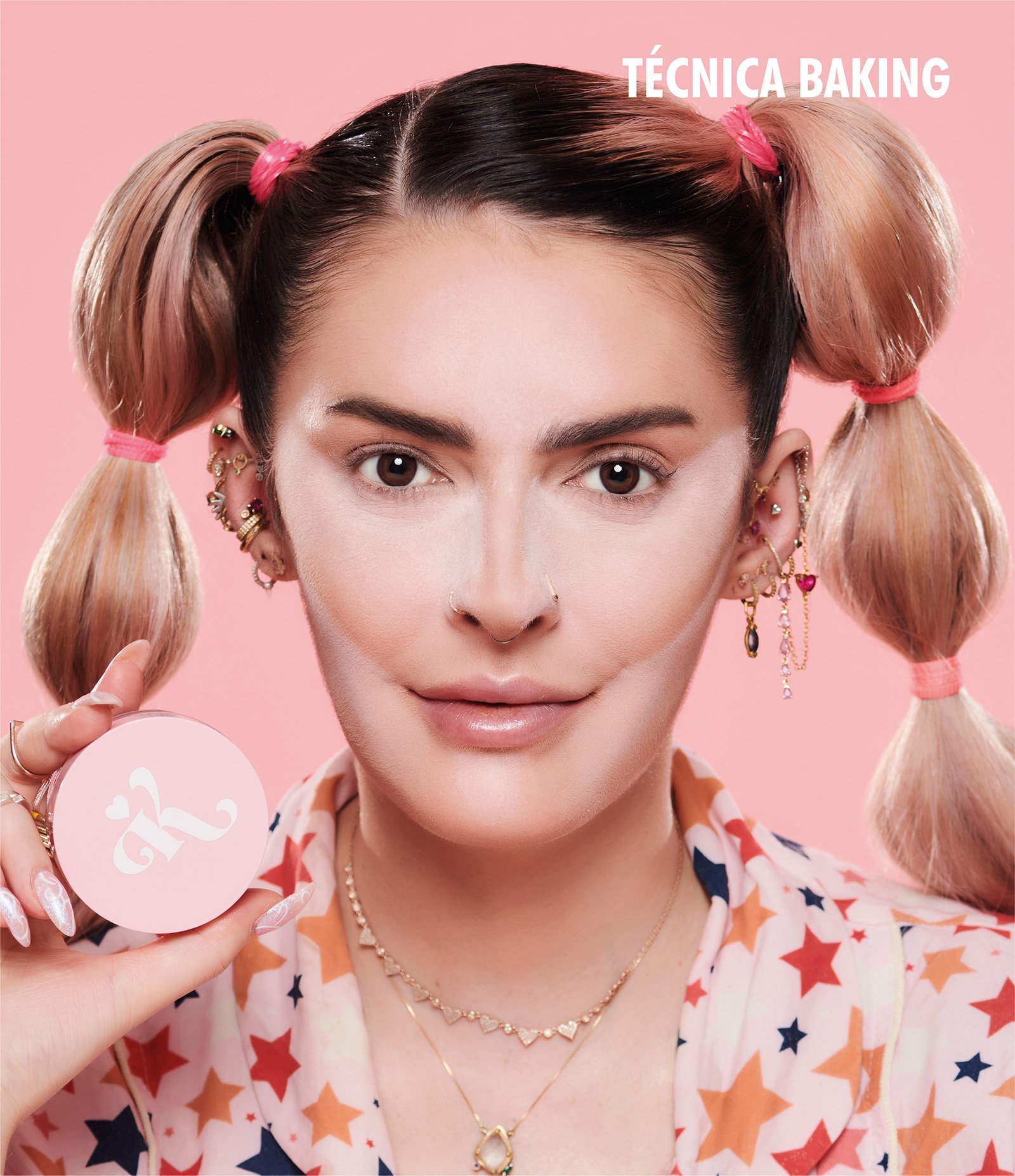 Po Solto Facial Pink Powder Karen Bachini Rosa 4