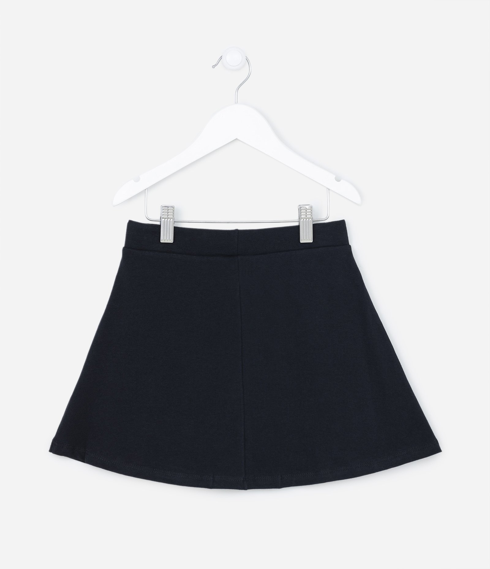 Short Saia Infantil em Cotton sem Estampa - Tam 5 a 14 Anos Stretch Limo 2