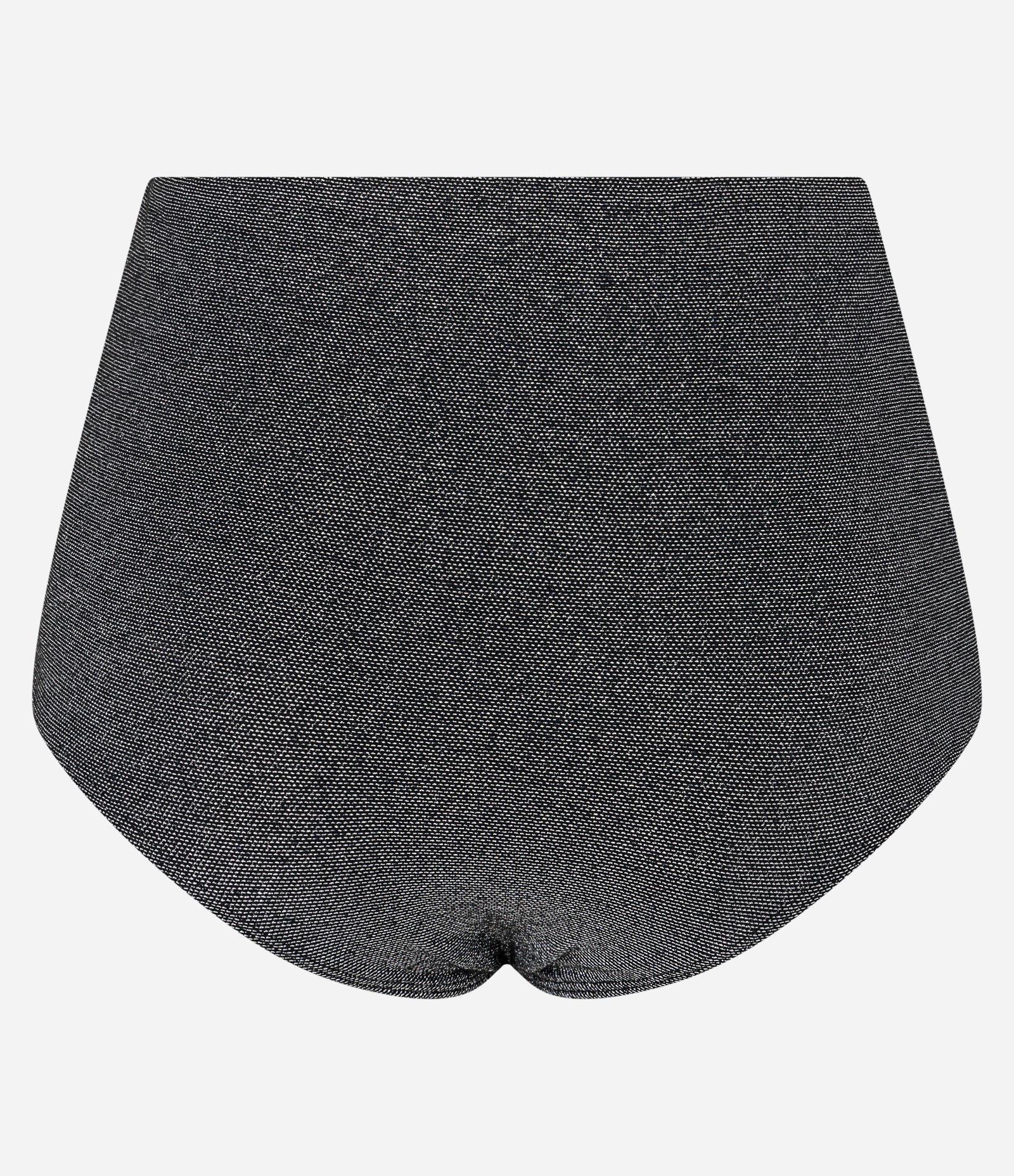 Short Hot Pants com Fio Metalizado Preto 7