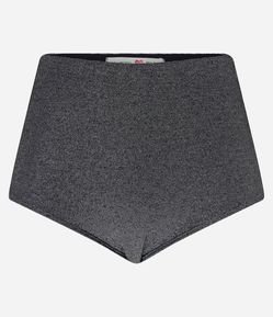 Short Hot Pants com Fio Metalizado