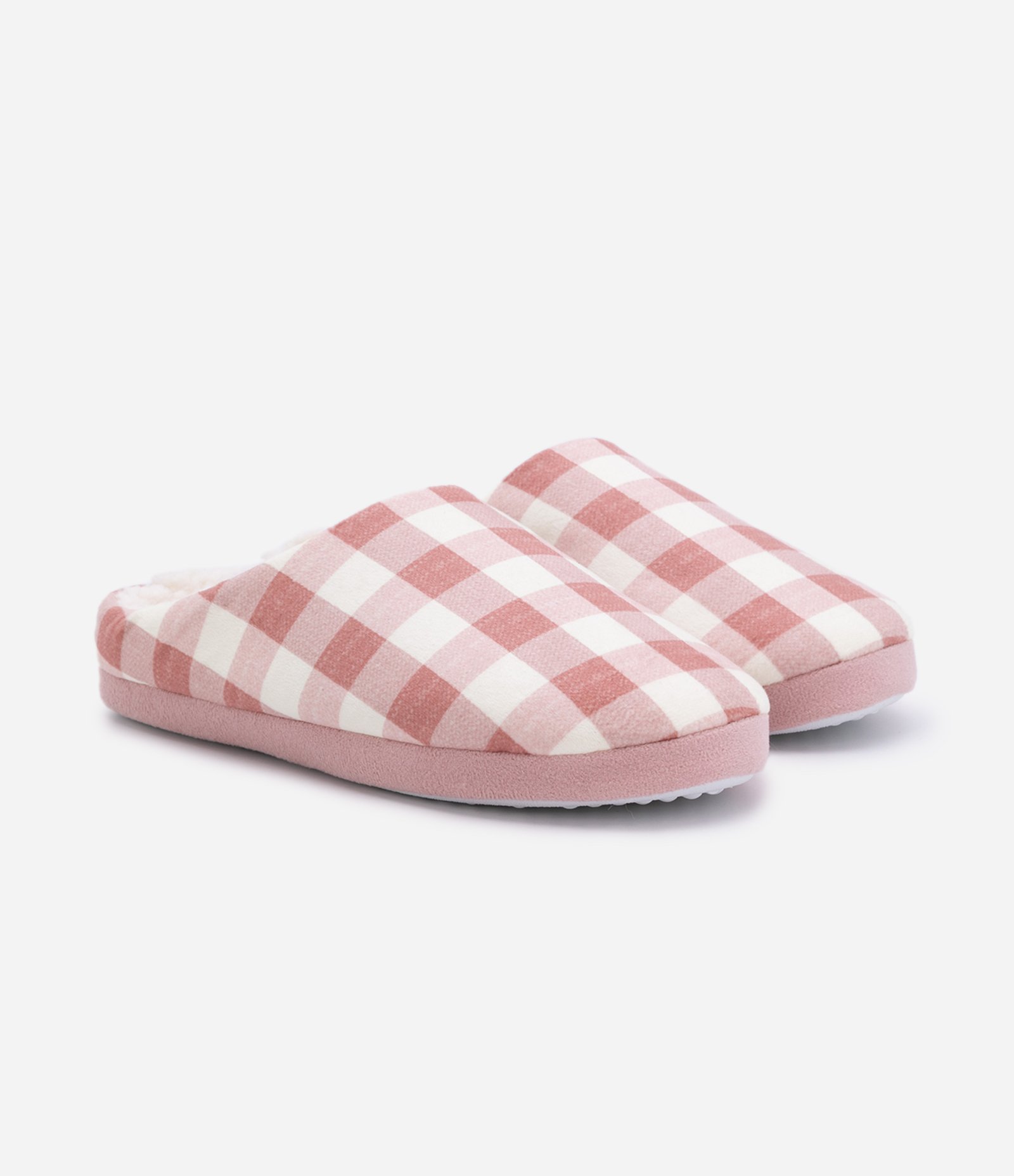 Pantufa Fechada com Estampa Xadrez 4