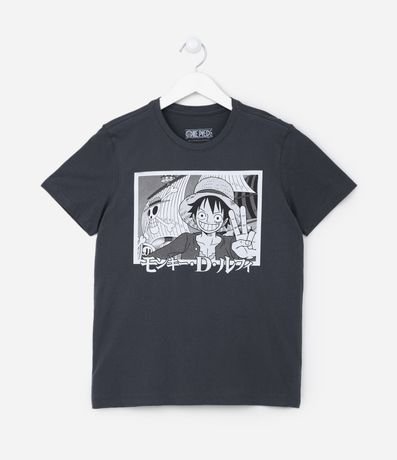 Camiseta Infantil T - One Piece Monkey D Luffy 04