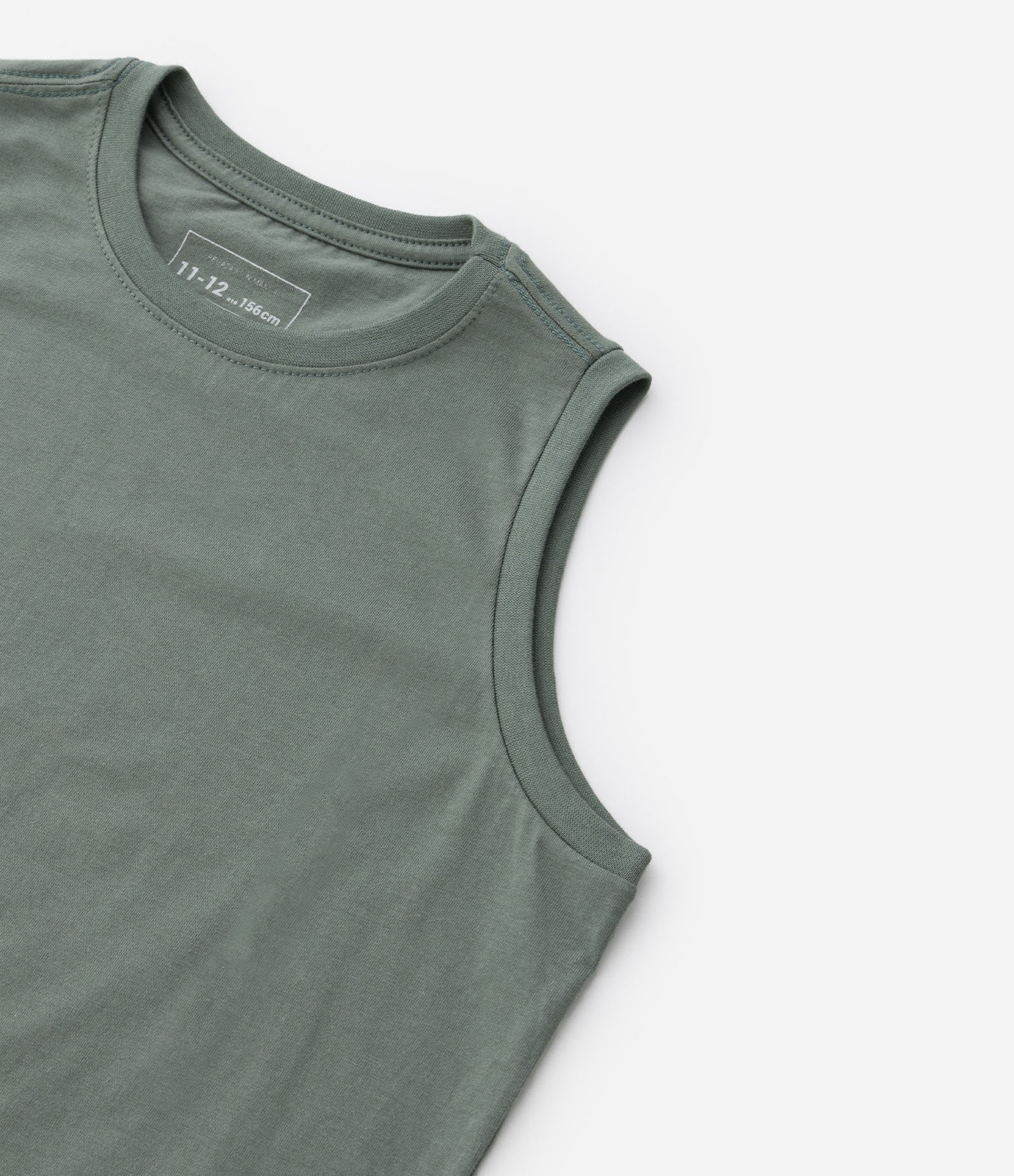 Regata Machão Infantil Básica - Tam 5 a 14 anos Verde 4