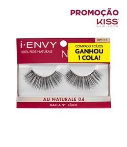 Cilios Posticos I Envy By Kiss New York Promocao compre e ganhe cola Au Nat 04 Kiss