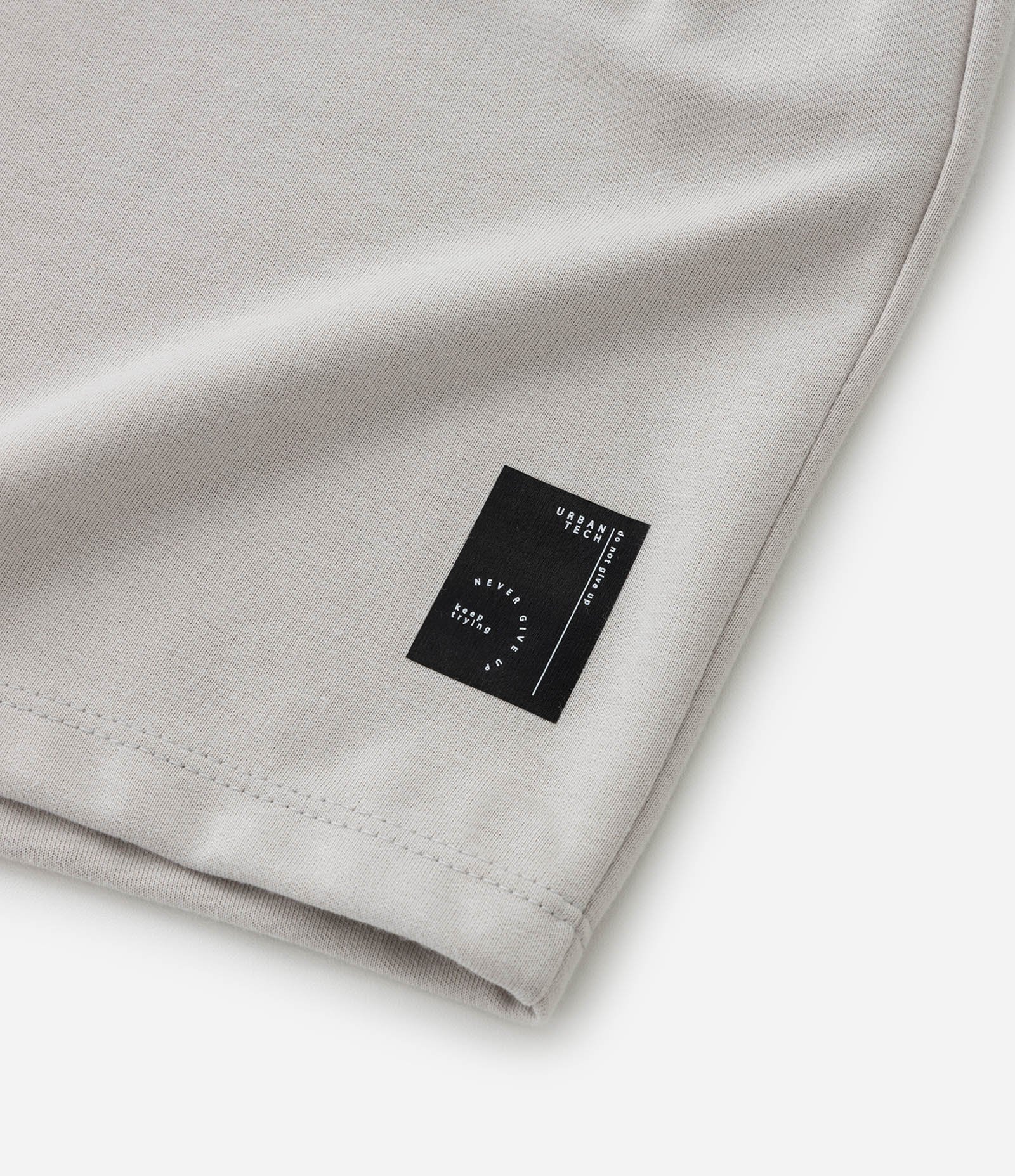 Bermuda Infantil com Cós Elástico e Etiqueta na Barra - Tam 5 a 14 Anos Cinza 4