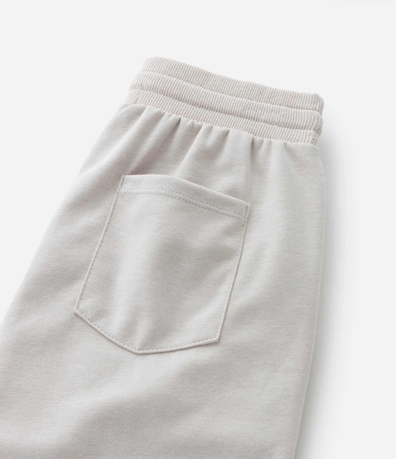 Bermuda Infantil com Cós Elástico e Etiqueta na Barra - Tam 5 a 14 Anos Cinza 7